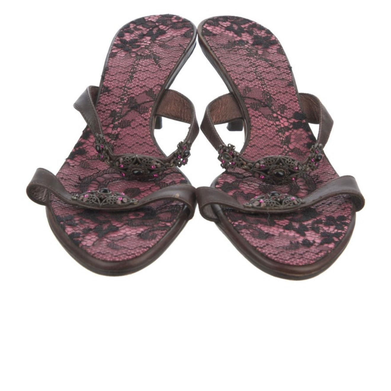 Giuseppe Zanotti Lace Slides