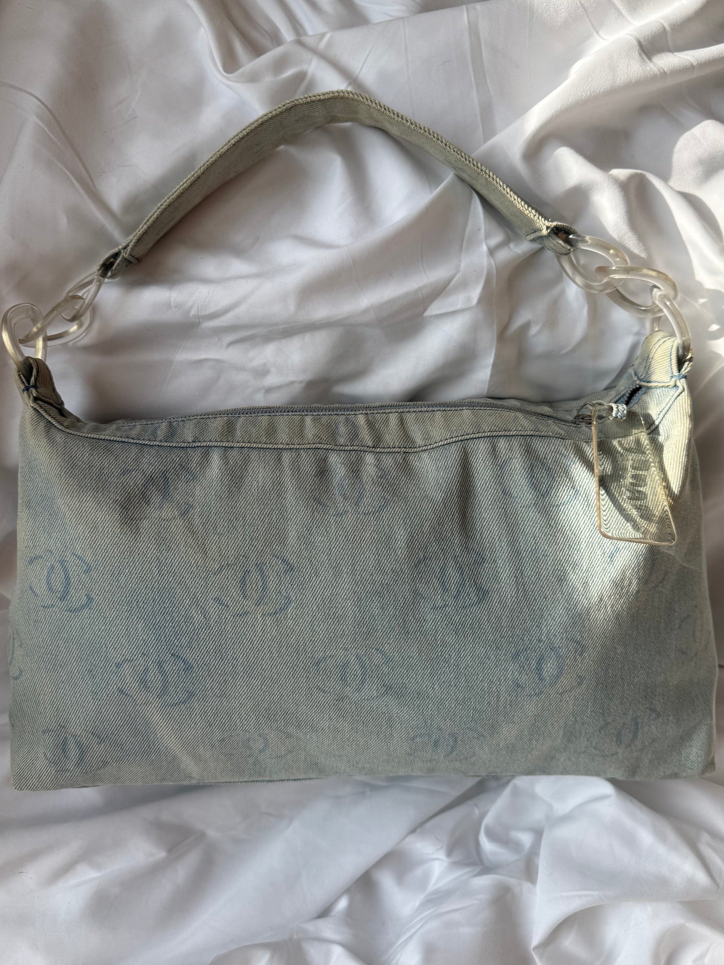 Chanel Denim CC Logo Handbag